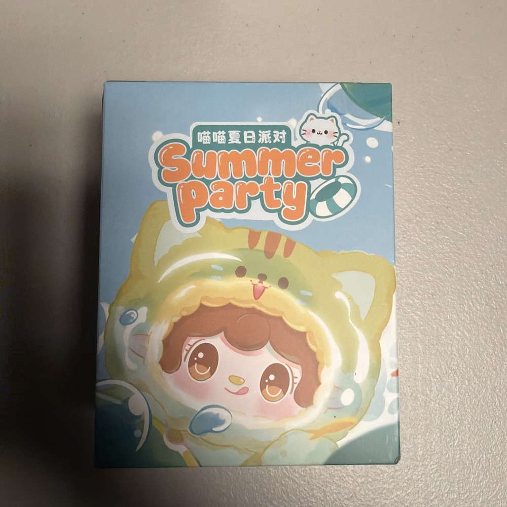 Original Yooki Meow Meow Summer Party Series Plush single Blind Box