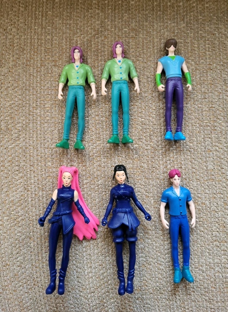 Kpop Demon Hunters Including Mira, Rumi 4″ Figures, lot of 6