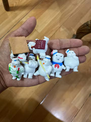 8pcs Mini Puft Stay Puft Marshmallow Man Ghostbusters Afterlife Figure Toy Set