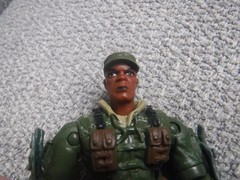 Kong Skull Island PRESTON PACKARD 4″ figure w/ CAMO 2017 Lanard Samuel L Jackson