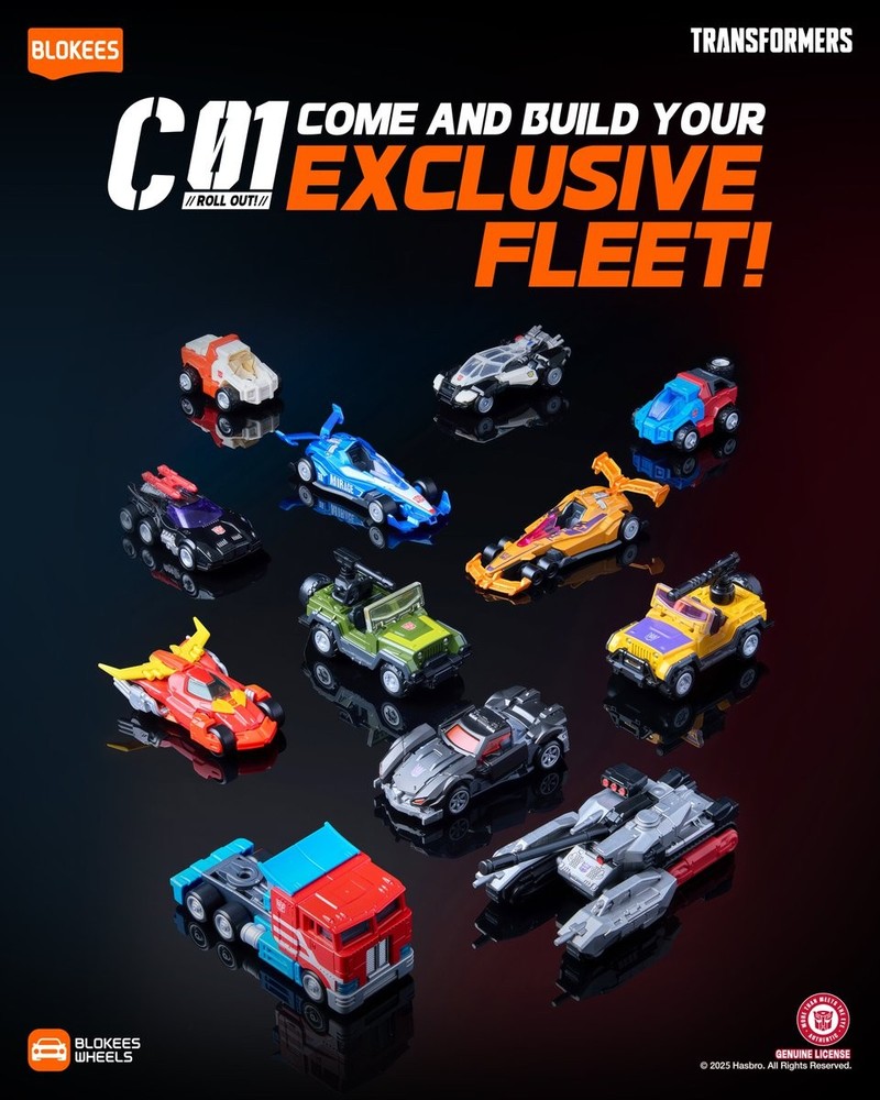 Blokees Wheels Transformers C01 Roll Out Sealed PDQ of 12 IN STOCK US SELLER NEW