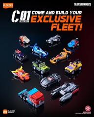 Blokees Wheels Transformers C01 Roll Out Sealed PDQ of 12 IN STOCK US SELLER NEW
