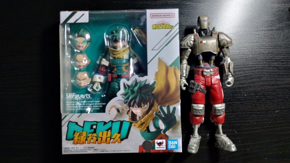 SHF My Hero Academia Deku And McFarland Toys Fortnite A.I.M Action Figure Bundle