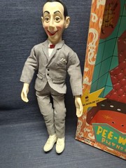 VTG Pee-Wee Herman Talking Pull String Doll 18” Original – Works Squeaky