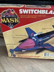 M.A.S.K. SWITCHBLADE 100% Complete w/ Box Unused Stickers Short Viper Mask 1985