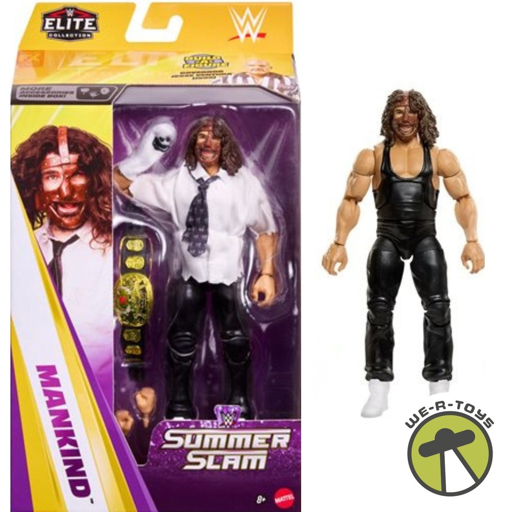 WWE Elite Collection Mankind Summer Slam w Jesse Ventura BAF Figure Mattel​​​