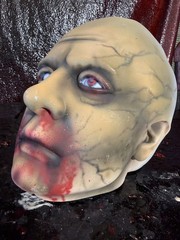 ZOMBIE MALE 3D PRINT HEAD SCULPT 1:1 RATIO LIFE SIZE