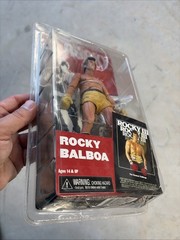 Rocky III ROCKY BALBOA (Gold Trunks) Figure NEW SEALED NECA