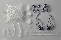 Revoltech Yamaguchi Symbiote Spider-Man Purple Ver. Action Figure w/ Bonus