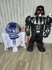 Star Wars Darth Vader And C3P0 Bots 26 In And 19 In WORK
