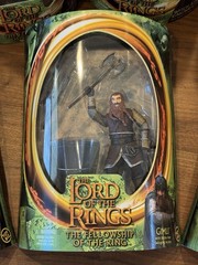 LOTR Fellowship: Set of 10 Action Figures (13 characters), Sealed/Boxed/Unopened
