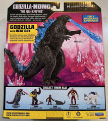 NEW 2024 Playmates Godzilla x Kong The New Empire Godzilla w Heat Ray Figure