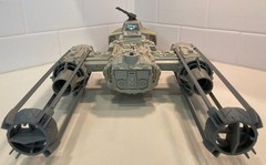 Vintage 1983 Star Wars ROTJ Y-Wing Fighter working sound & gun movement