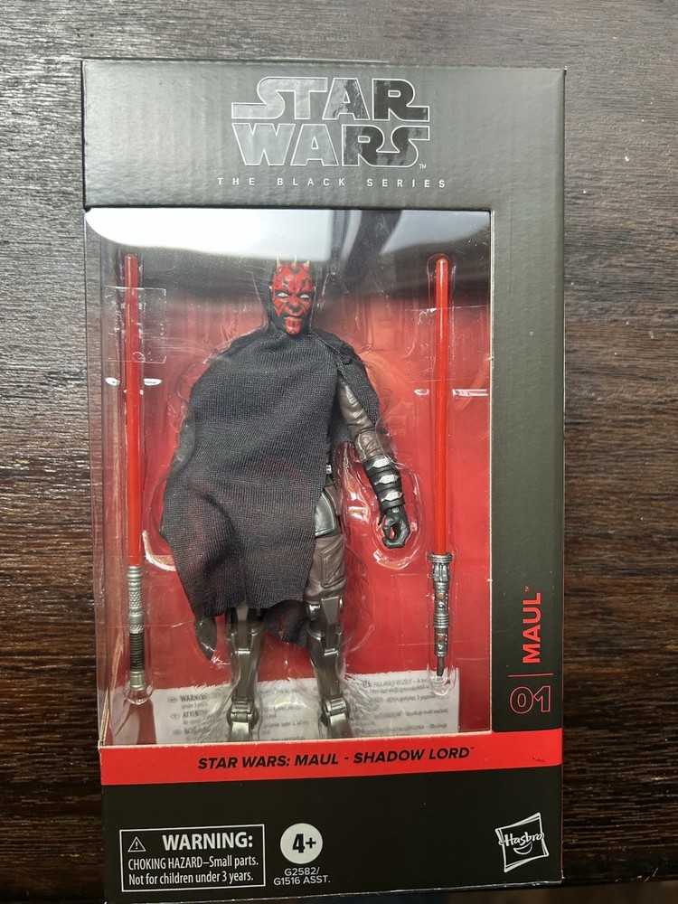 Star Wars Black Series Shadow Lord Maul & Rook Kast 6″ Action Figure Bundle