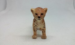 Schleich Cheetah Cub 2 1/4″ Cat 14327 Wildlife Safari Animal Figure Germany 2003
