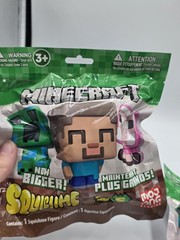 MINECRAFT SQUISHME Series 6 Figure Blind Bag 2025 3.5″ Foam Toy SET OF 2 NEW
