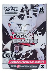 Pokemon Booster Scarlet and Violet White Flare Fogo Branco Portuguese TCG 108 CD