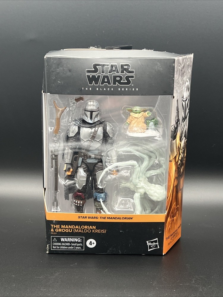Star Wars 6″ Black Series THE MANDALORIAN & GROGU (Maldo Kreis) – NIB Sealed 17