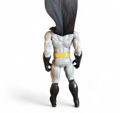 DC Comics Batman Action Figure Gray Black Yellow Plastic with Cape