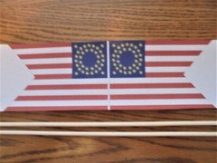 Custom Accessory Guidon Flags for Your Marx 1/6 Cav & Custer Figure, Johnny West
