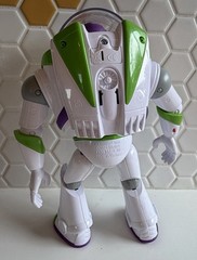Toy Story Talking Buzz Light-year Figure With Karate Chop Motion and Sounds 12”