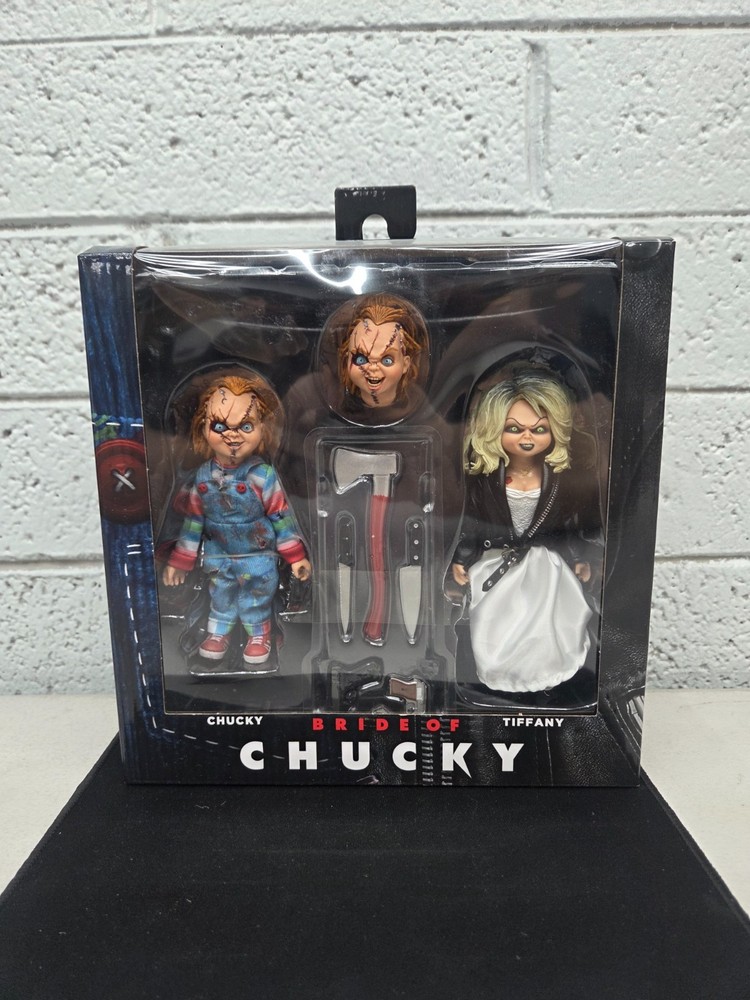 Neca “Bride Of Chucky” Chucky & Tiffany 2 pack 7 inch Action Figure MIB SEALED