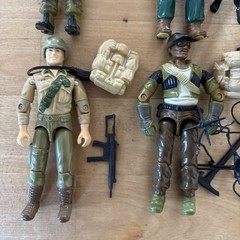 GI Joe 1980s Duke MUTT Alpine Blowtorch Flint Vintage Hasbro Action Figure Lot