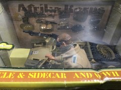 RARE Afrika Korps German Motorcycle & Sidecar Action Figure NIB Ultimate Soldier