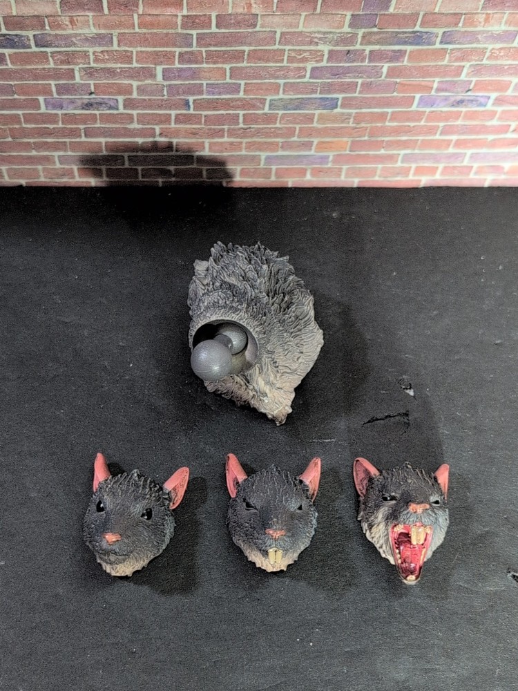 Mythic Legions Mouse King Neck & 3 Head Combo “NEW” US SELLER & I SHIP DAILY”