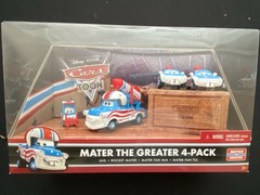 Disney Pixar Cars Toons: ALL 4 Mater the Greater 4 Pack Box Sets Mint Packages
