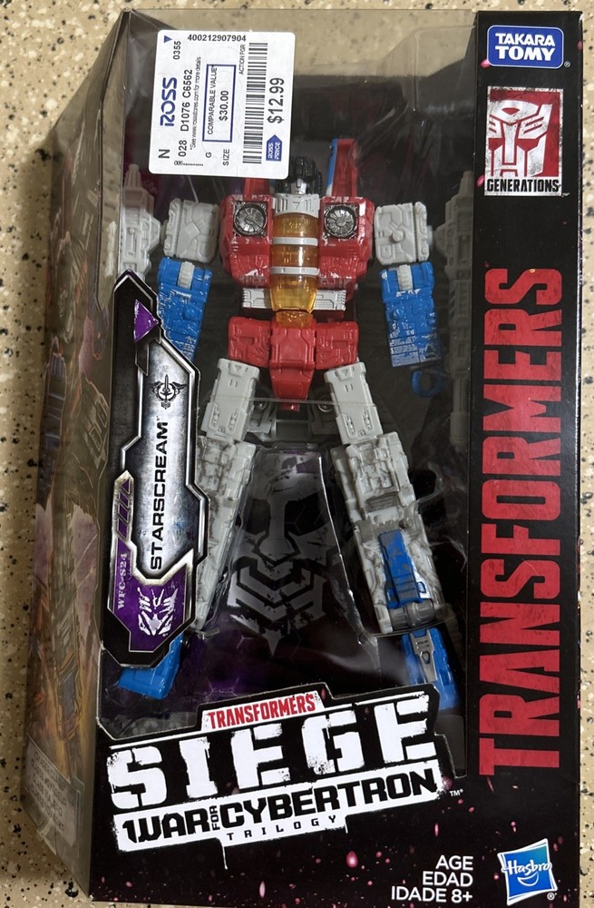 Transformers War For Cybertron Trilogy SIEGE Deception Starscream New In Box