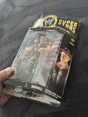 WWE WWF Jakks Classic Superstars Sgt Slaughter Toyfare Ex GI Joe USA Figure