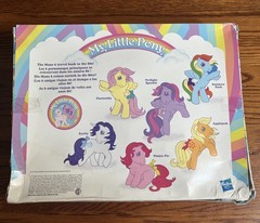 My Little Pony Retro Rainbow Mane 6 Pack Set 80’s Inspired Figures MLP Read