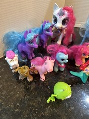 Lot Of 15 Little Pony Horses, Different toys and Makers