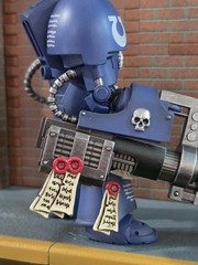 JoyToy Warhammer 40K Ultramarines Terminator with Assault Cannon US SELLER