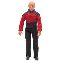 Star Trek Captain Picard Mego 8-Inch Action Figure Sci-Fi Series on card back