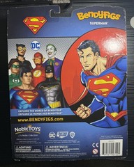 BendyFigs DC SUPERMAN 7″ Toyllectible Figure with Display Stand! #NN4403