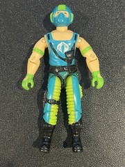 gi joe lot figure 1984 Copperhead 100% complete Green Gloves No Cracked Elbows