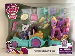 MLP G4 Princess Celebration Cars Set w/Princess Twilight Sparkle Spike & Rarity
