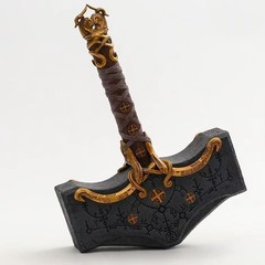God of War 5 Ragnarok Kratos Hammer Collector’s Edition 29x39cm