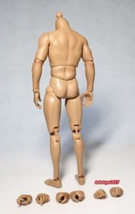 ZC Toys 1/6th Muscular Flexible Male Figure Body Fit 12″ Hot Head Sculpt Model