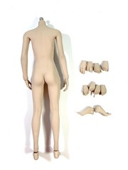 TBLeague 1:6 Female Suntan Skin Flexible Seamless Figure, Extra Hands and Feet