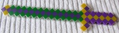 23″ Light & Flashing Mine Craft Play Sword.