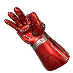 Kid Size Infinity War Gauntlet LED Light Stone Glove Halloween Iron Man Costume