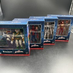Marvel Legends Magic the Gathering SPIDER-MAN 6″ Figure Set of 4 With Cards