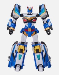 Metal Cardbot W Season 3 BLUE COP W Transformer Robot Police Car Figure Toy 2025