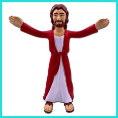 6.5″ Jesus of Nazareth Poseable Figure, Bendable Toy, Religious Gift, Great B…