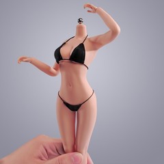 USA ANT AB003S 1/6 Female Seamless Body Model 12″ Flexible Normal Action Figure