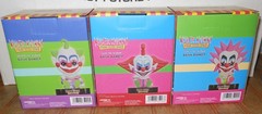 Complete Set of All 3 Killer Klowns from Outer-Space Dash Dancer Bobbleheads NIB