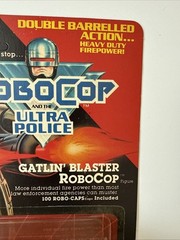 BEAUTIFUL! NEW SEALED RoboCop Ultra Police 1989 Gatlin’ Blaster Kenner UNPUNCHED